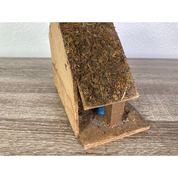 Vintage Italian Wooden Nativity Scene Crèche Set Rustic Handmade Christmas Decor - Picture 11 of 12